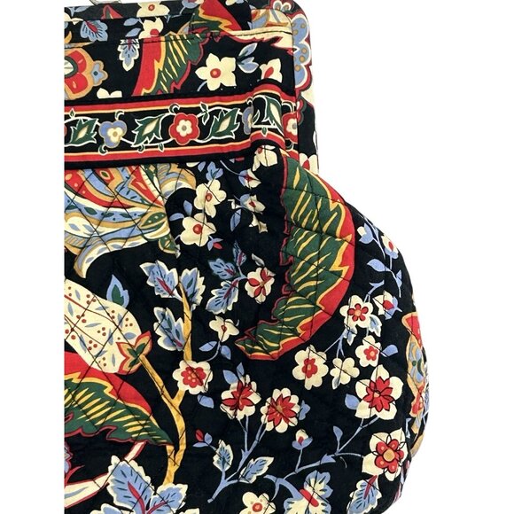 Vera Bradley Alice Versailles Shoulder Handbag Floral Quilted Kiss Clasp Paisley - Picture 11 of 16